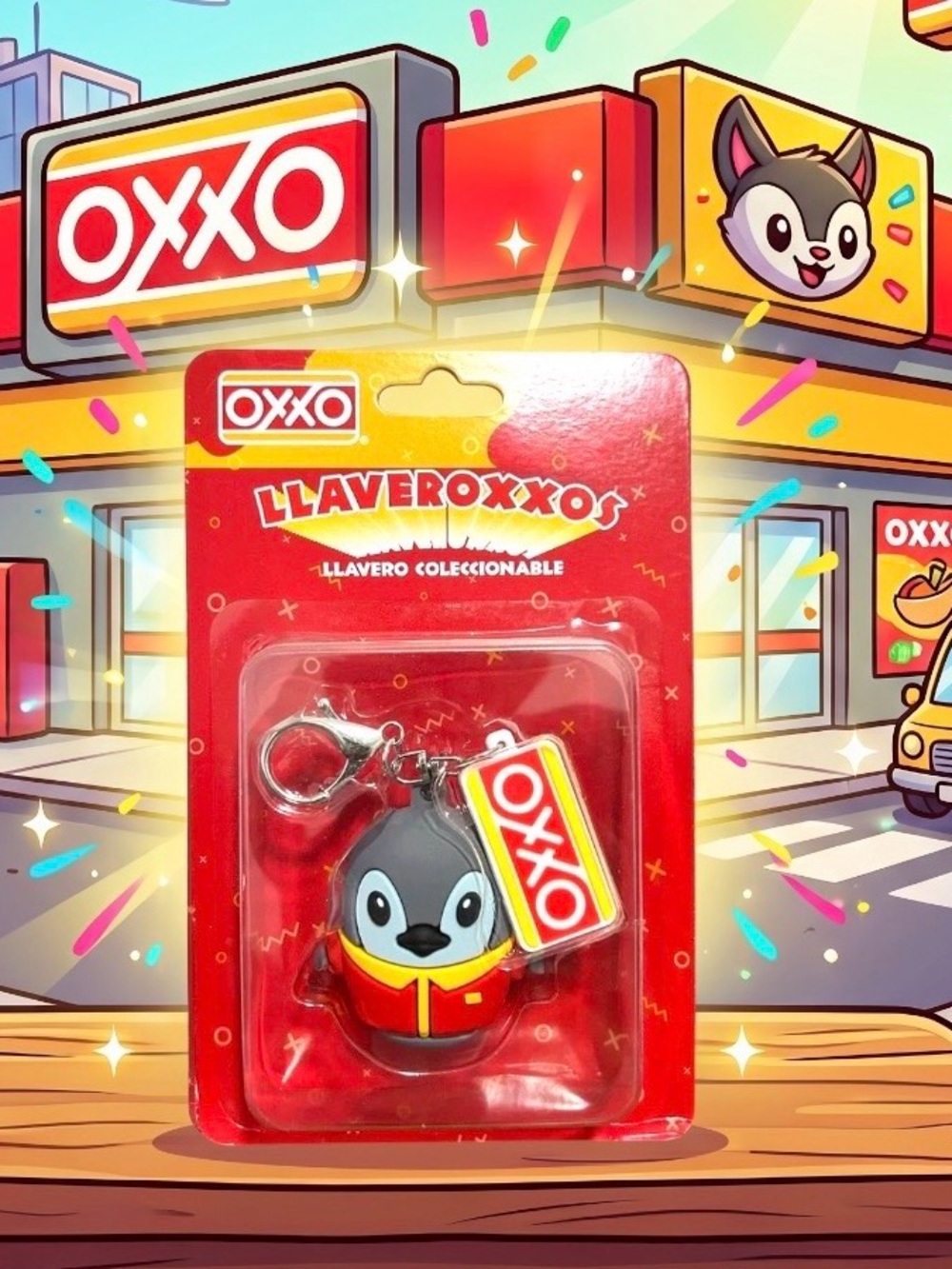 OXXO Limited Edition Keychain Manatee / LlaverOXXOs Edicion Limitada Vaca Marina
